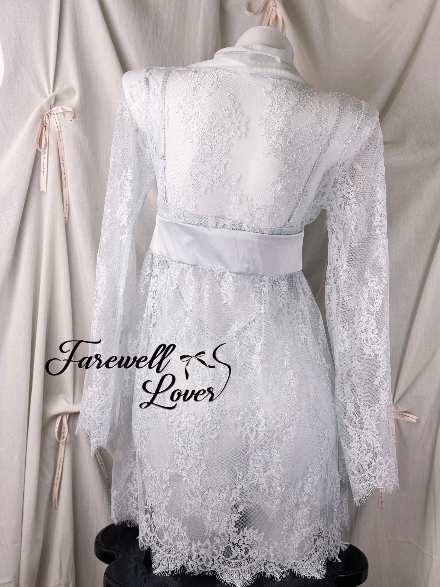 Ice Queen Floral Lace Slip Lingerie