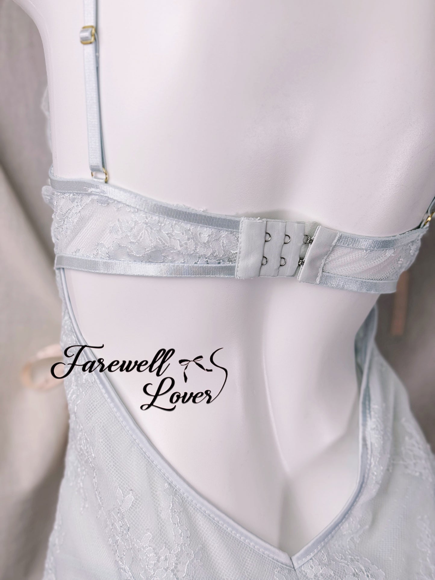 Ice Queen Floral Lace Slip Lingerie