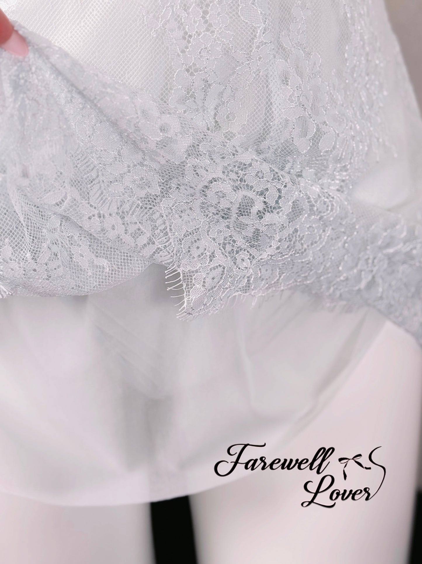 Ice Queen Floral Lace Slip Lingerie
