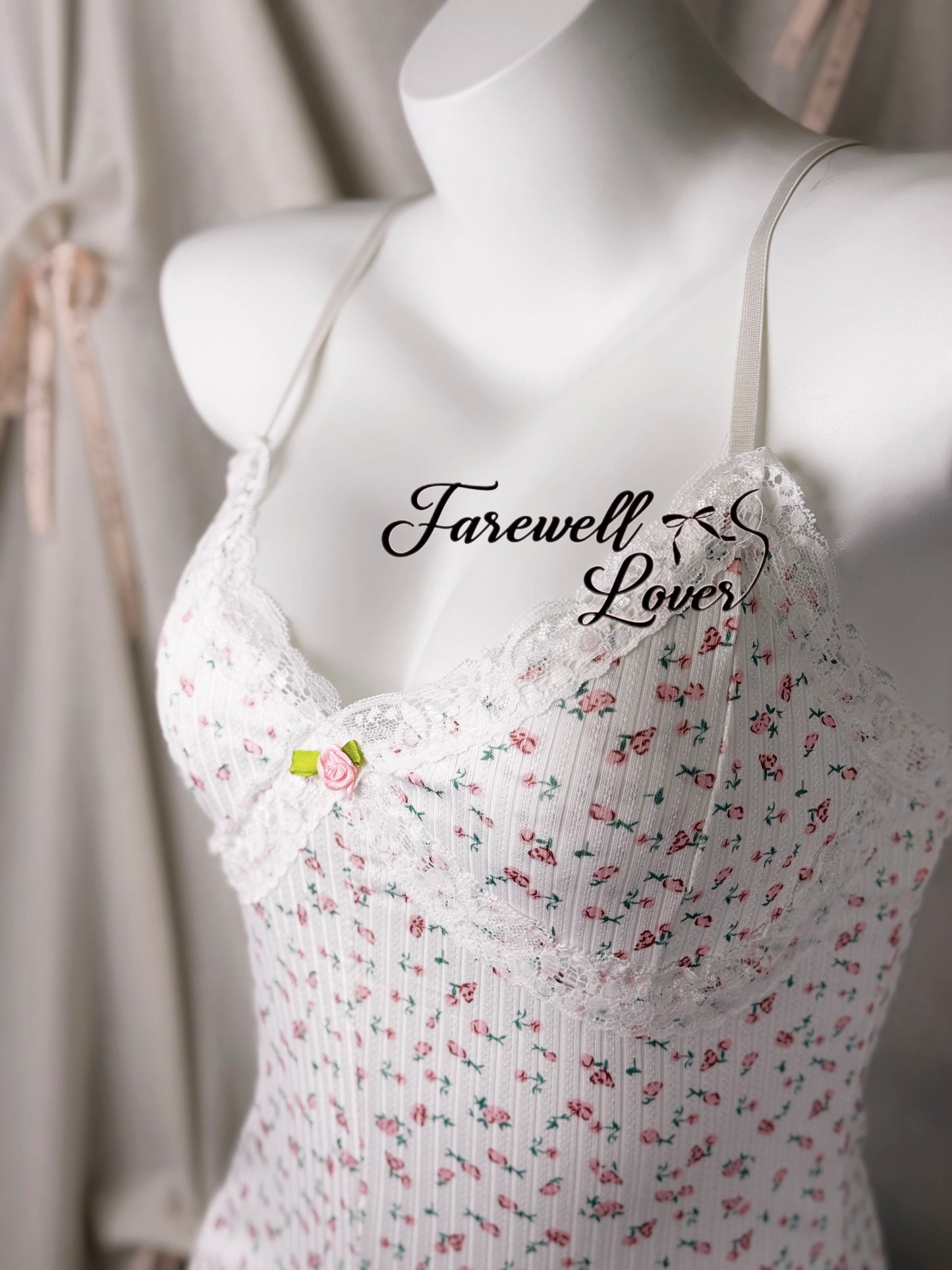 Wild Flower Coquette Floral Print Onesie
