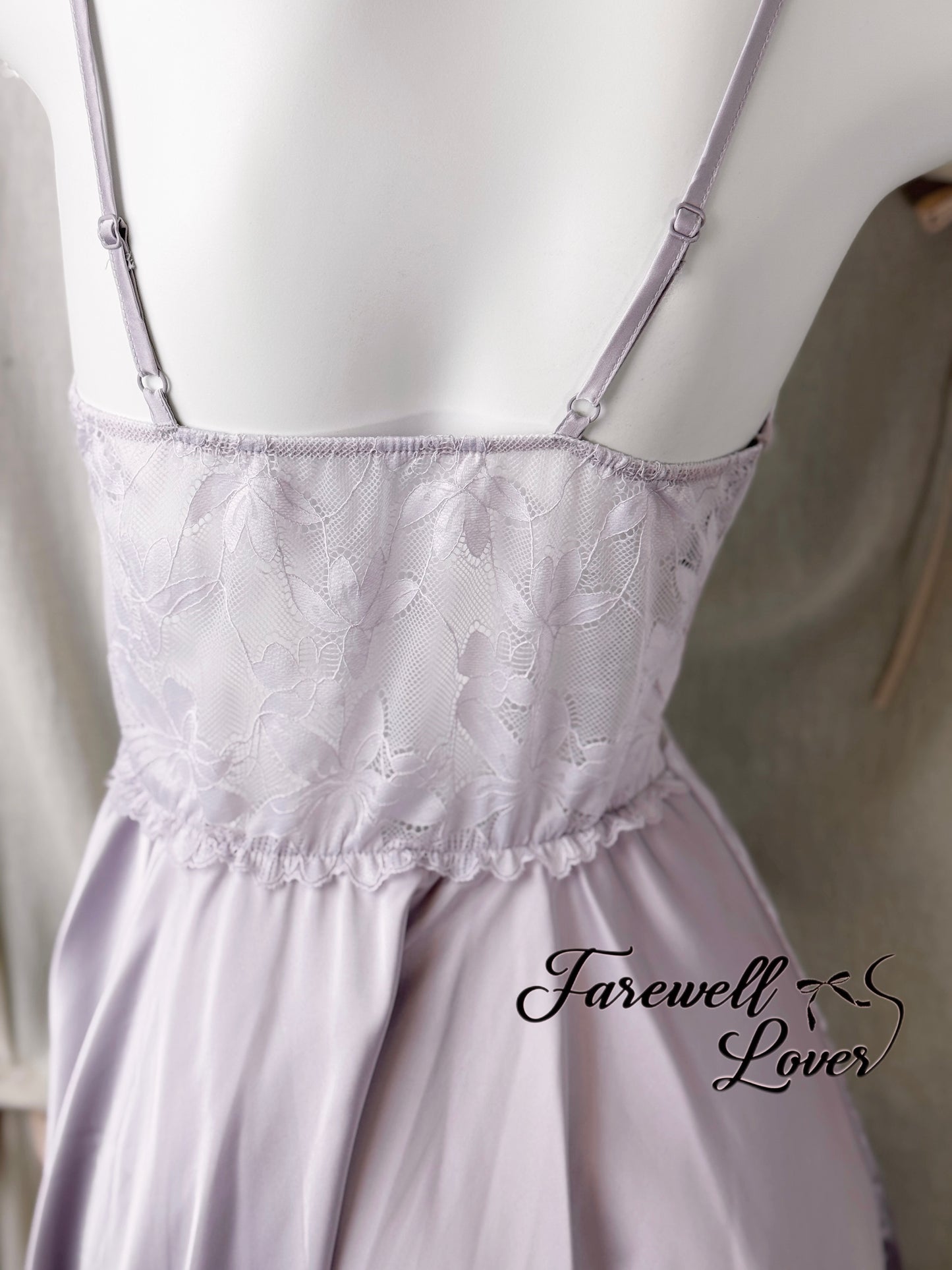 Butterfly Effect 3D Sparkly Mesh Satin Slip Lingerie
