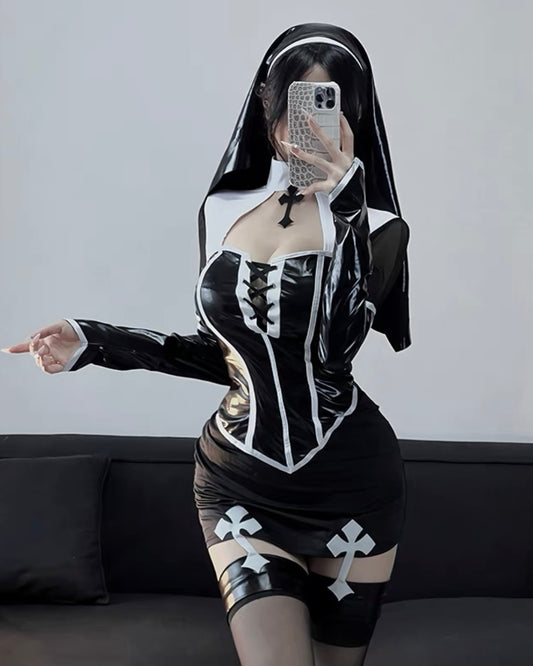 Say Your Prayers Sexy Nun Costume