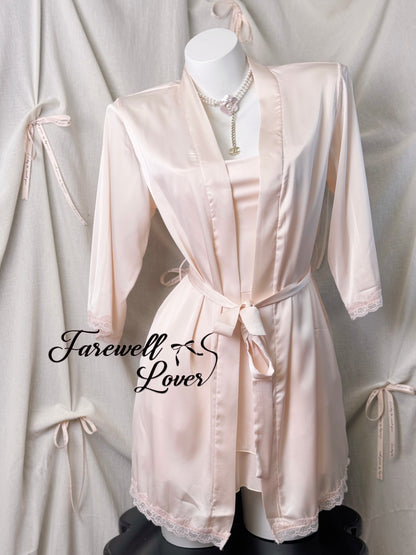 Ballet Waltz Satin Flared Backless Dress Lingerie