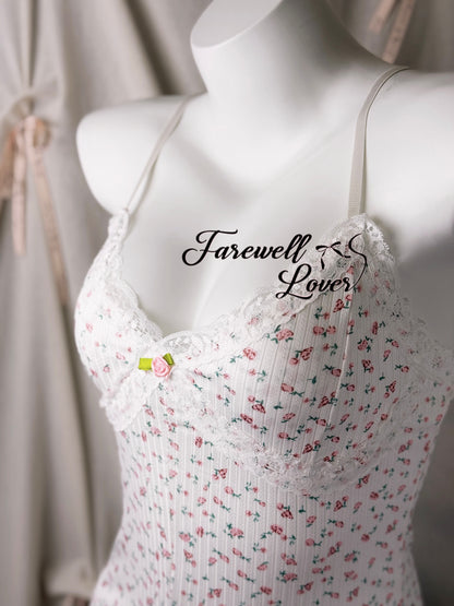 Wild Flower Coquette Floral Print Onesie